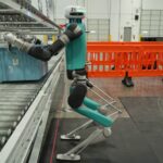 Agility Humanoid Robot Working at Mercado Libre factory